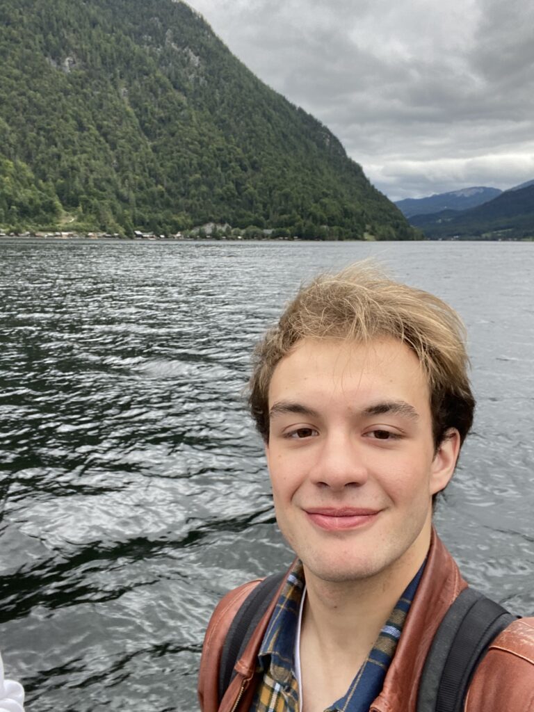Taylor DuRard enjoying his study abroad in Austria. 